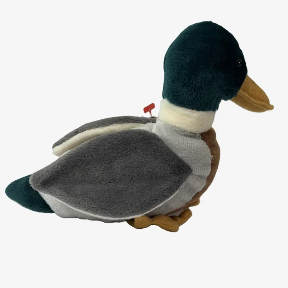 Ty Beanie Baby Jake Mallard Duck Plush w/ Tag Vintage 1997 Beanie Babies